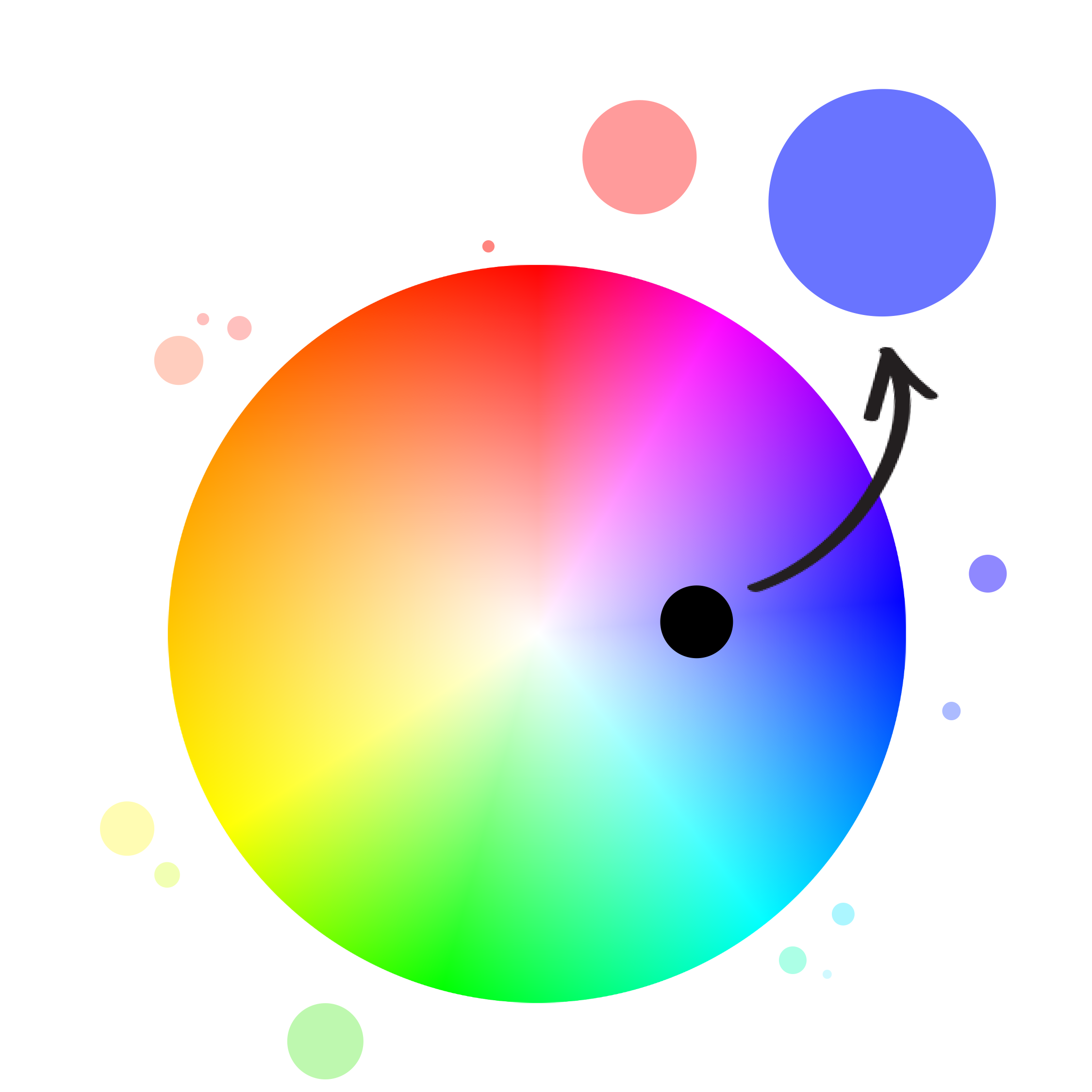 Pick any Color from Color Wheel